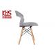 Interior Wooden Legs Grey Plastic Dining Chairs Living Room