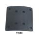 MERCEDES BENZ Truck Brake Lining With Rivets 19580 19581 MP75 MP76