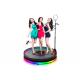 Fashionable 360 Camera Booth Automatic Spinning Arm Rotating Camera Booth Led Glass