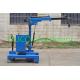 Electric Industry Floor Telescopic Boom Crane Movable For Lifting / Unloading