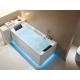 LED Light Whirlpool Massage Bathtub M1823 White Pure Sanitary Grade