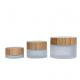 50g 61.3mm Cosmetic Bamboo Bottle Cosmetic Glass Jar Sustainable Packaging