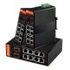 Gigabit Central Ethernet PoE Switch,managed,8x10/100/1000Base-TX + 2x1000Base-FX SFP / 8xPoE