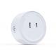 Round Wifi Smart Plug Outlet / Switch Socket Outlet Japanese Standard 2 Pin