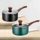 Small Kitchen Sauce Pans With Wooden Handle Non Stick 16 / 18 / 20cm