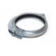Zinc Plated Quick Release Pipe Clamp Carbon Steel 8 Inch