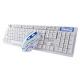 No Light Gaming Mouse Keyboard Combo , White Keyboard And Mouse Wireless Combo