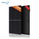 Low price high efficiency pv module competitive price tile all black camping mono crystalline solar panel