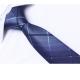 Fashion 100% Silk Necktie Navy Blue Stripe  Business Neck  Ties