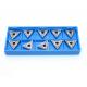TNMG160404 Triangle Carbide Inserts , YD101 Grade Cnc Turning Tools Inserts