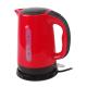 Red Smooth Plastic Electric Tea Kettle Water Boiling Kettle With Blue LED Light