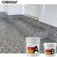 Paint Flakes Epoxy Resin Floor Coating For Garage Basement Concrete