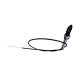 Black Control Cable Assembly With A Twist Lock T-Handle For Remote Control Systems