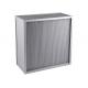 Commercial Aluminium Foil Separator Deep_Pleat High Efficiency Air Filter H13 H14 Air Conditioning System For Clean Room
