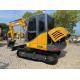 XCMG XE60DA Xcmg Mini Excavator With 39.8KW Engine Power