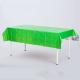120cm 180cm Green Disposable Party Tablecloth Plastic Party Tablecloth