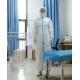 White Medical Disposable Protective Suit For Hospital Eco Friendly Material