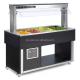 Buffet Wooden Salad Bar Display Fridge Cold Salad Bar Table For Restaurant