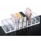 Clear Acrylic Compact Organizer Blushes Highlighters Eyeshadow Makeup Organizer,