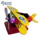 Fiberglass Propeller Aircraft Rocking Ride Machine For Child Commercial Amusement Facilities