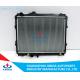 Aluminum Core Toyota Automotive Radiator For HILUX 2.4 PA26 / AT Silver