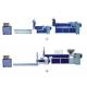Two stage plastic recycling pelletizer machine