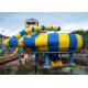 Customized Color Tube Water Slide , Amusement Park Slides For Holiday Villa