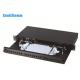 Reliable Patch Panel Fiber Optic 24 Port Slide Out Drawer Enclosure With Splice Trays