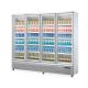 Commercial Refrigerated Beverage Coolers Glass Door Refrigerator Showcase