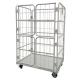 4 Sided Wheeling Hot Dipped Zinc Logistics Cage Trolley