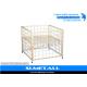 Supermarket / Grocery Store Wire Storage Cages Wire Mesh Baskets For Storage