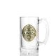 470ml Promotional Transparent Crystal Beer Glass With Handle