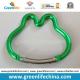 Custom colorful aluminum metal ring rabbit head carabiners from direct Shenzhen China best price