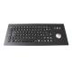 82 Keys Industrial Metal Mechanical Keyboard With 800 DPI Optical Trackball