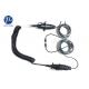 Spiral Coiled Trailer Reversing Camera Extension Cable Kits For RV Camera Systems