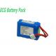 12 Volt Nimh Battery Pack For 3RAY ECG-2201 , ECG-2201G 2000mah Rechargeable Battery