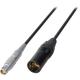 12V DC Power Cable for Epic and Scarlet Lemo 1B-6F to XLR 4M 2 ft