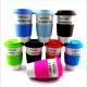 Ceramic porcelain mugs with silicone sleeve rubber lid 350ml 400ml 450ml