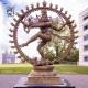 BLVE Bronze Hindu God Idols Statue Metal Indian Religious Nataraja Sculpture Large Outdoor