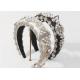 Heavy industry fashion sponge bride diamond pearl headbands creative luxury headband hair accessories