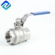 Lost Wax 1000wog Casting Ball Valve Lockable 2 Stainless Steel DN6