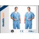 SPP Blue Color Disposable Medical Scrubs Operating Room Clothing S-4XL