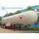 59520L 25T 3 Axles Semi Tanker Trailers 12 Wheels LPG Gas Tanker