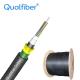 G652D 24 Core Single Mode Fiber Optic Cable , GYFTA53 Direct Burial Fiber Cable