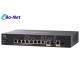 10 Port Gigabit POE Managed Network Switch Cisco SG350-10P-K9-CN 62 Watt Power