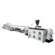 PVC Pipe Extrusion Machine 20 - 110mm With Conic Twin Screw Extruder