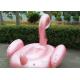 Rose Gold Inflatable Water Toys 0.25mm PVC Flamingo Pool Float For Kids Logo Printed