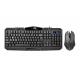 Black Color Computer Hardware Devices , Keyboard Mouse Comb For Home / Office