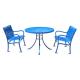 Modern Mild Steel Outdoor Table Benches Waterproof Anti Rust Durable