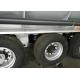 3 Axle Aluminum Fuel Tank Semi Trailer Truck Stainless Steel Oil Tank Truck